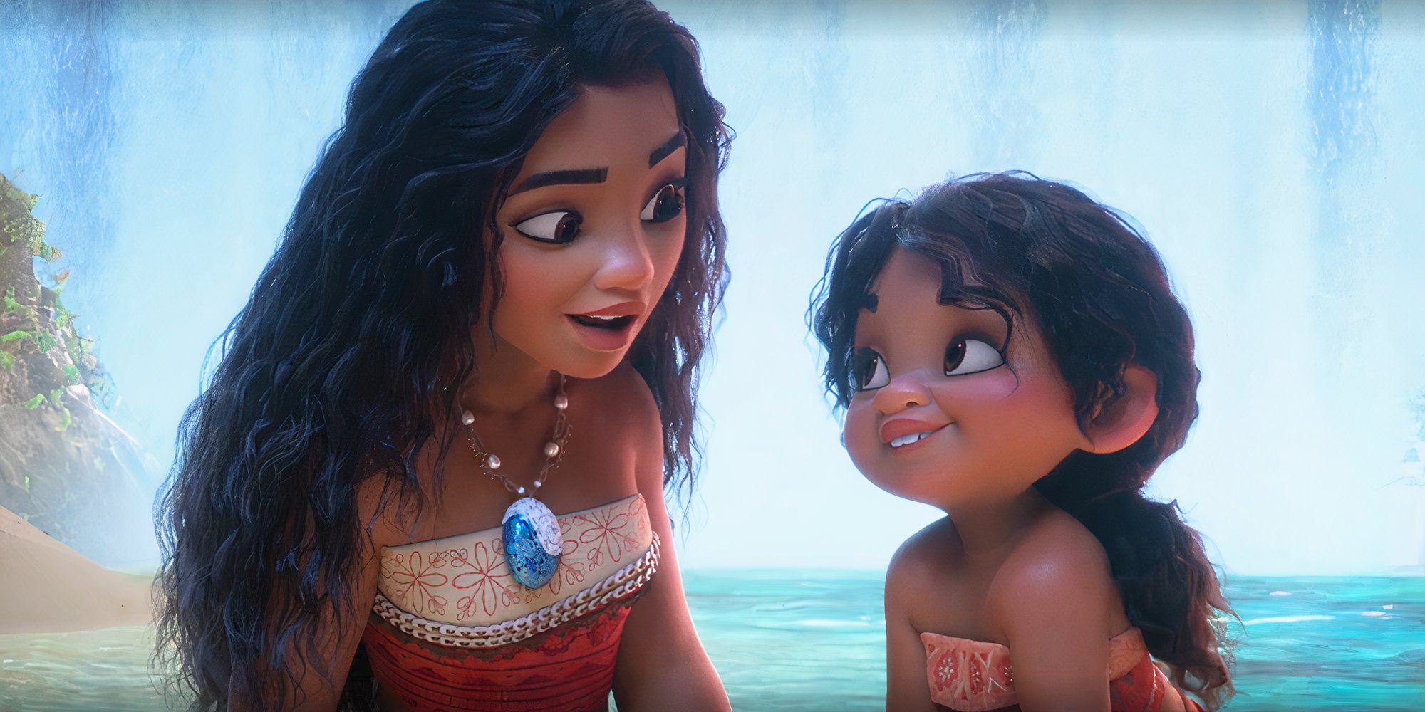 Simea and Moana in Moana 2. 