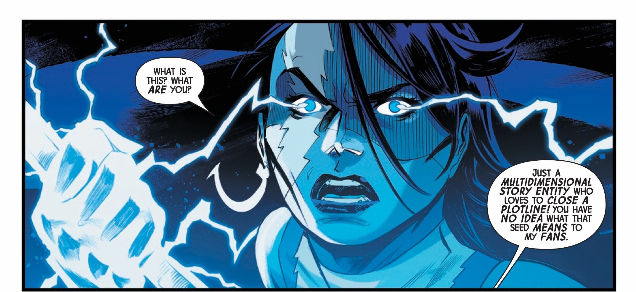 Mojo jokes about X-Men fans in NYX (2024) #9