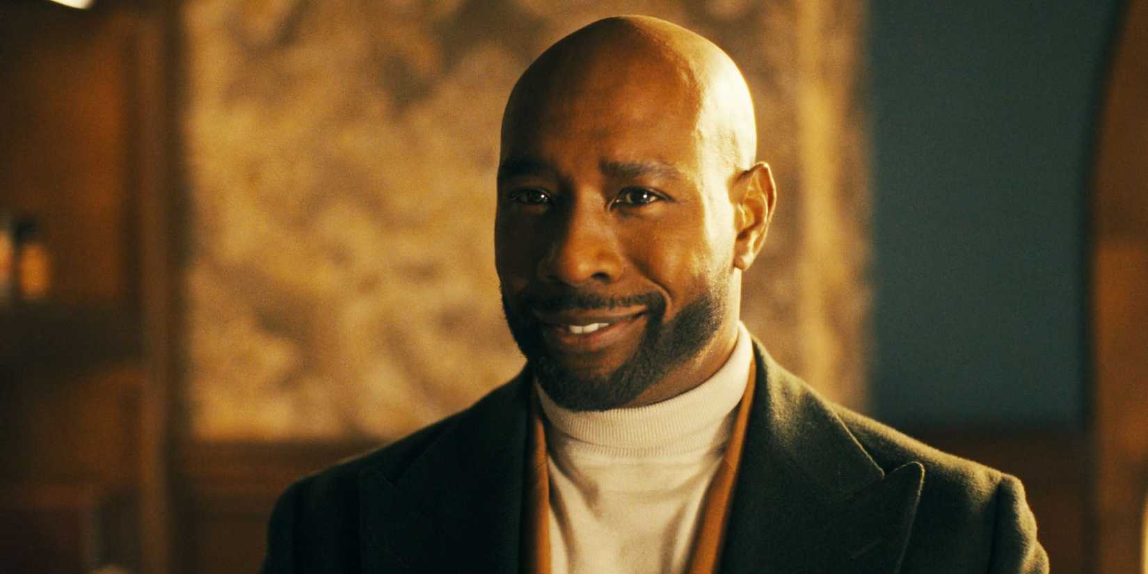 Morris Chestnut smiling as Watson