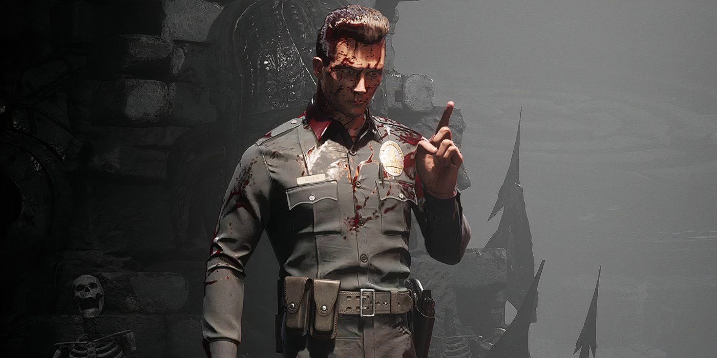 Mortal Kombat 1 Terminator DLC 6: T-1000 covered in blood