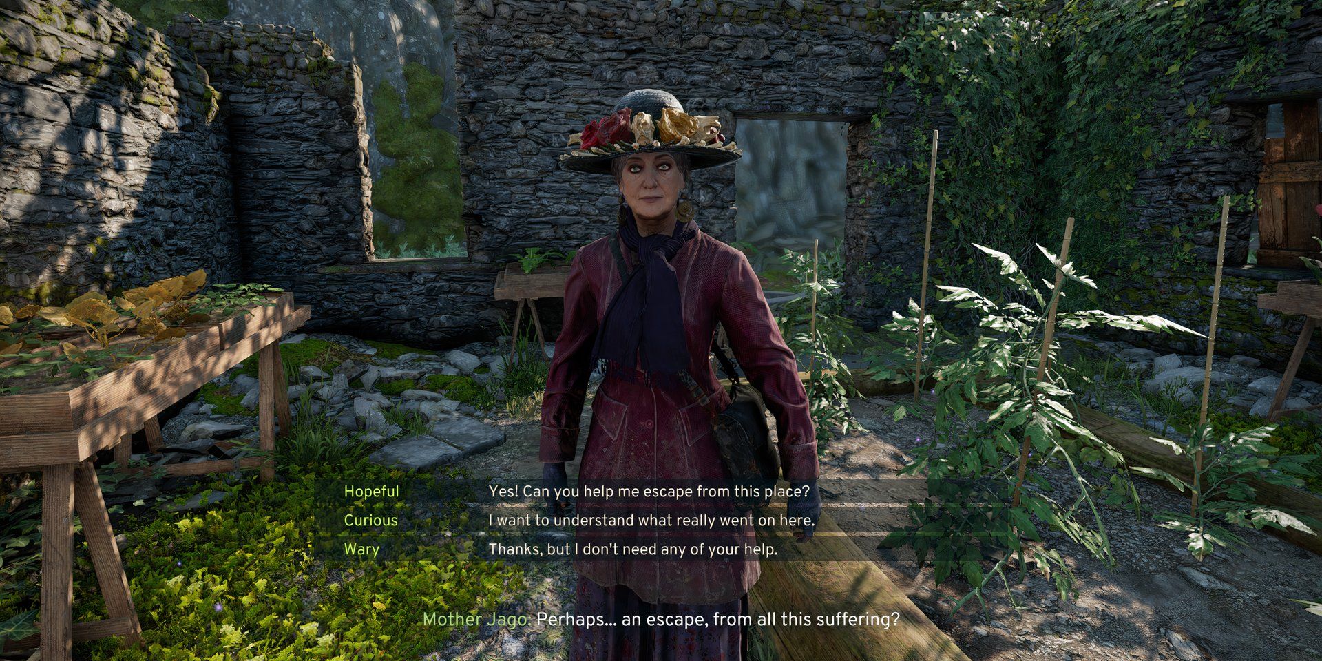 Mother Jago makes an offer in Atomfall