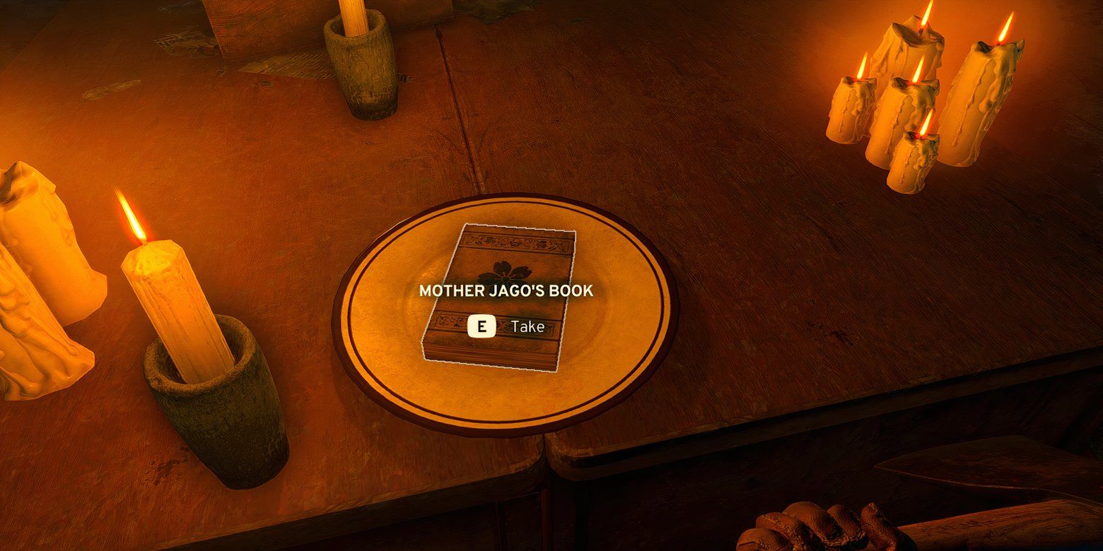 Mother Jagos Book in Atomfall on table