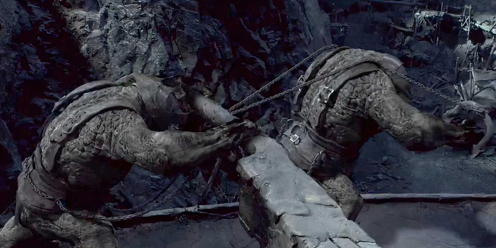 Mountain trolls in Lord of the Rings