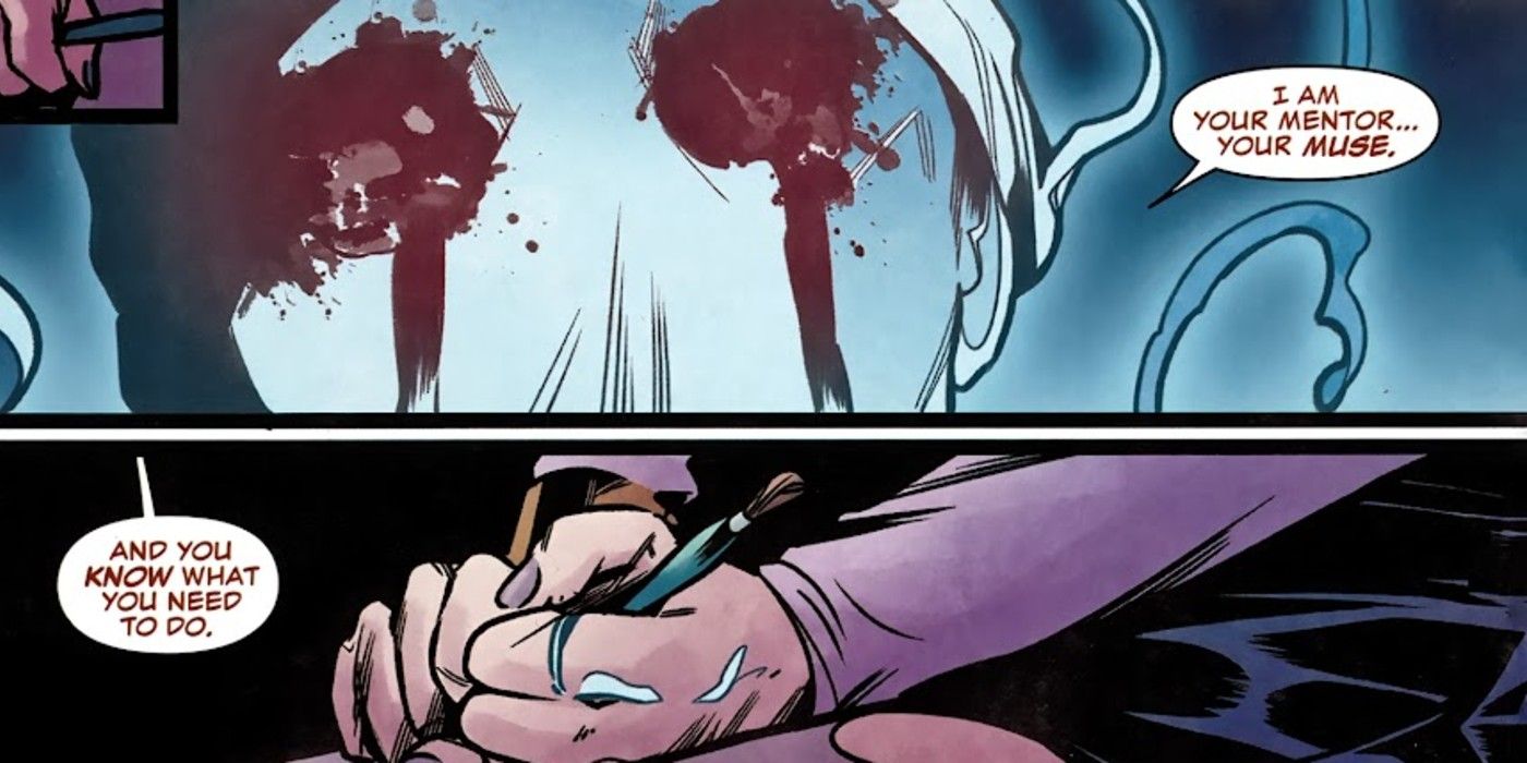 Muse tempts Morgan Whittier to kill for him in Daredevil Unleash Hell Red Band #3