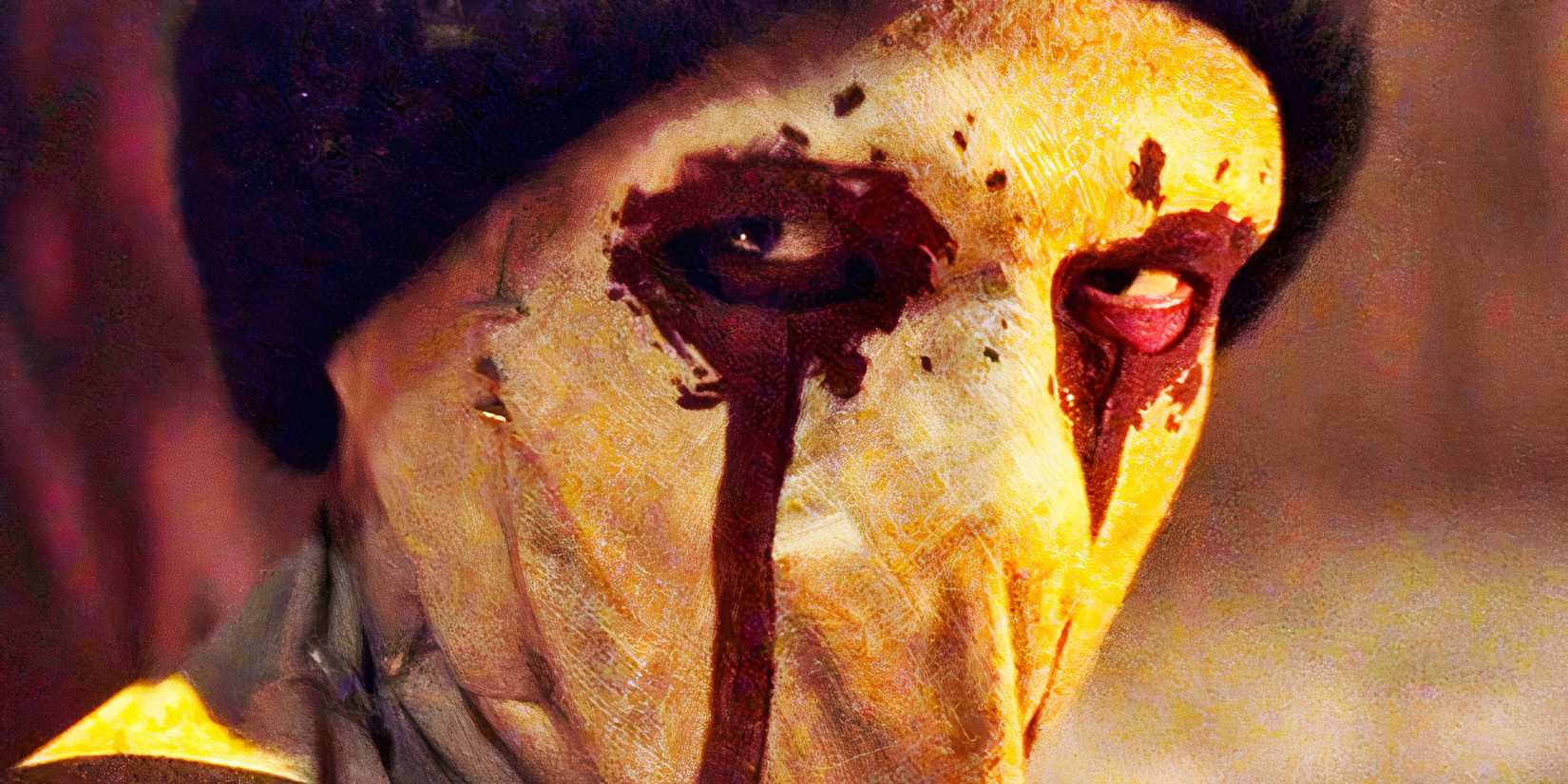 Muse with bloody mask in Daredevil Born Again
