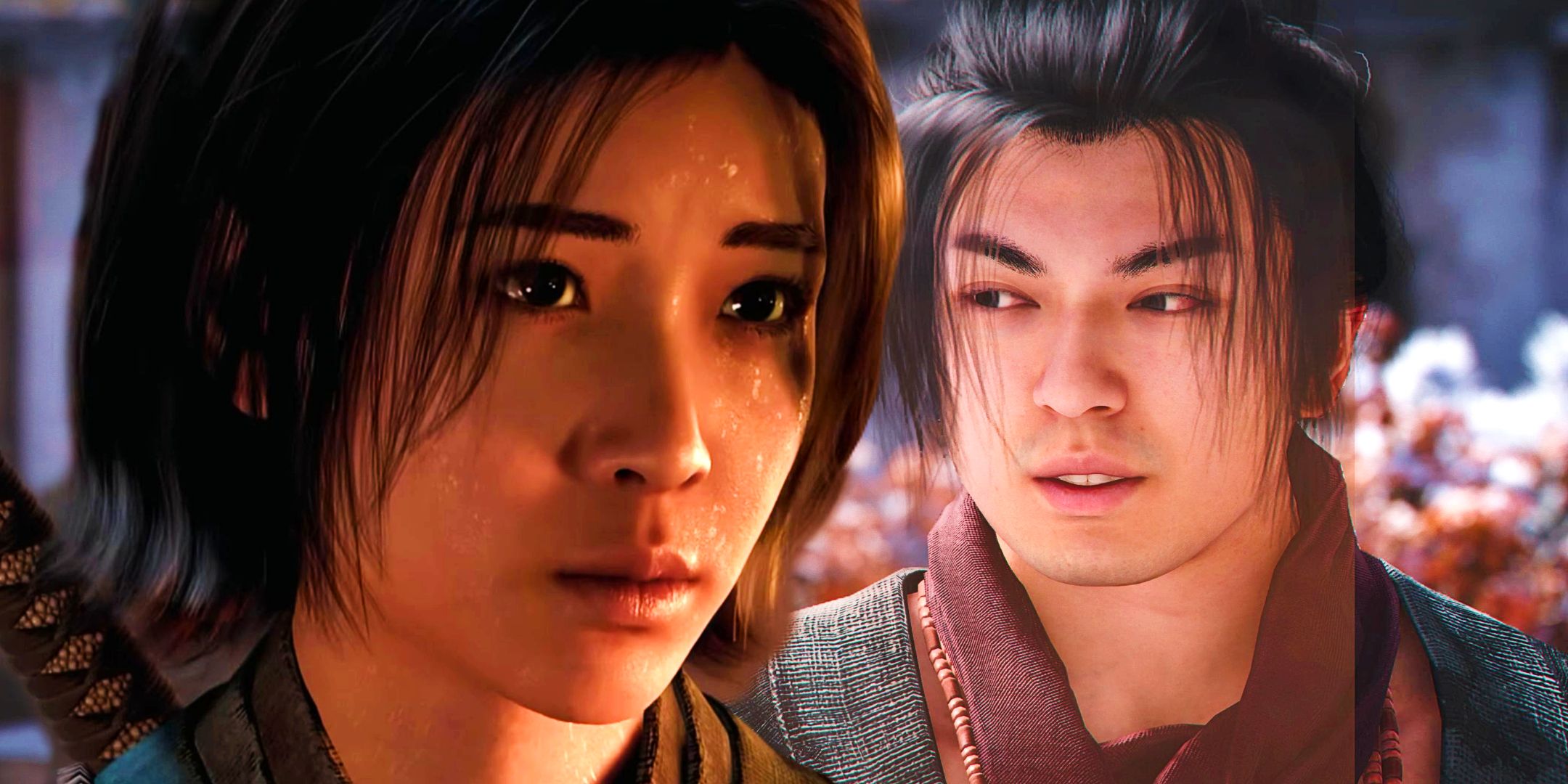 Naoe and Gennojo in Assassin&rsquo;s Cred Shadows.