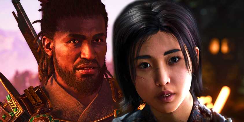 Naoe and Yasuke in AC Shadows.