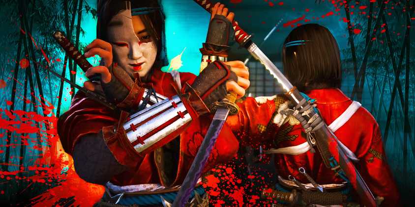 Naoe from Assasin's Creed Shadows with bleed build