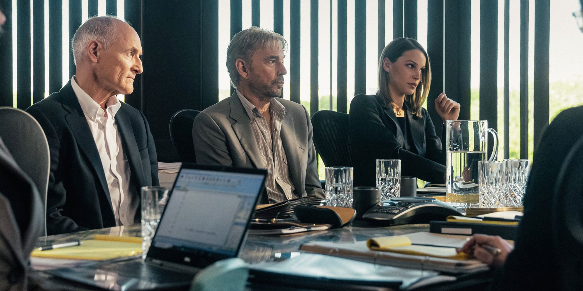 Nathan Tommy and Rebecca in Landman