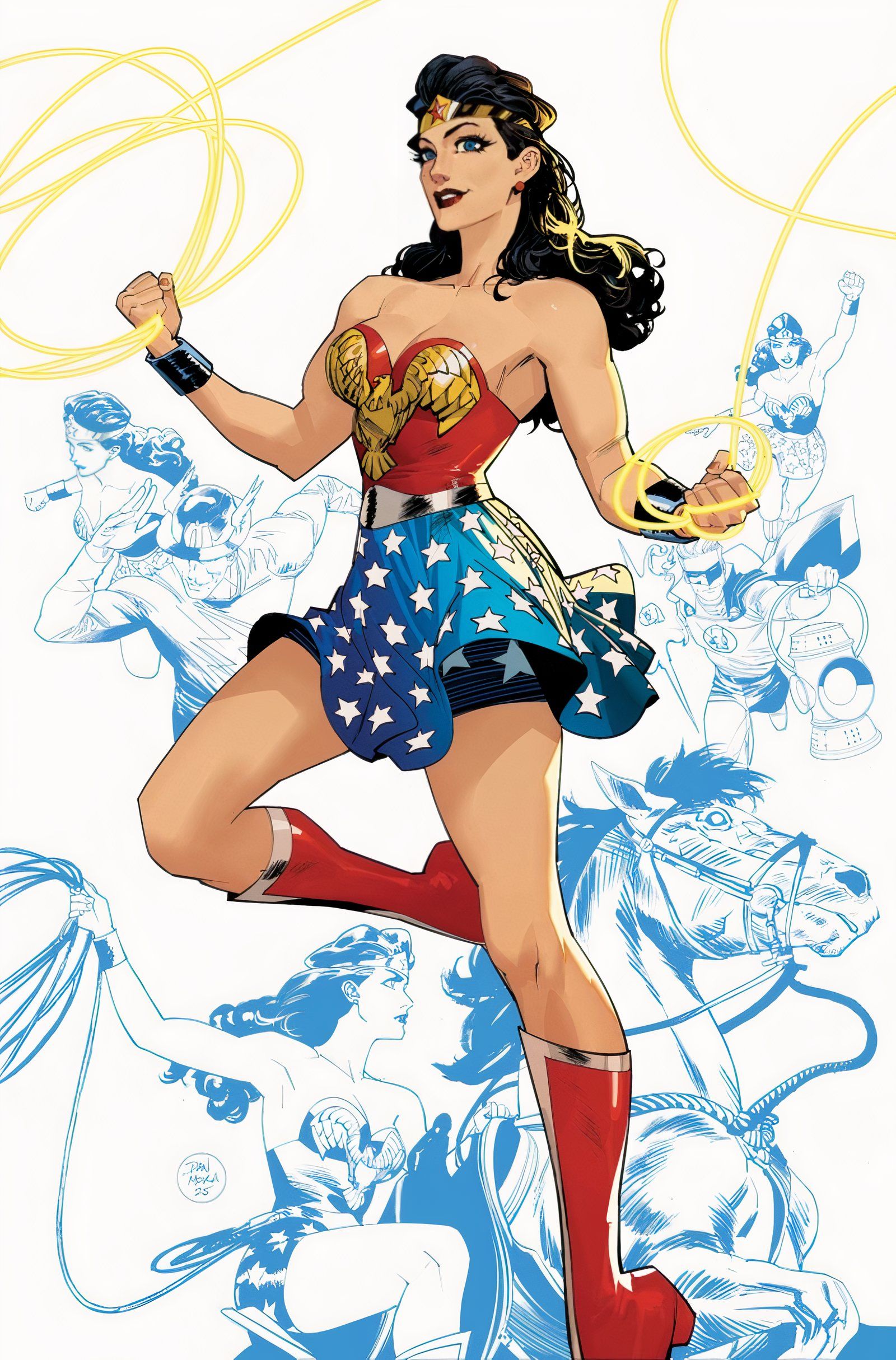 New History of the DC Universe #1 Dan Mora variant