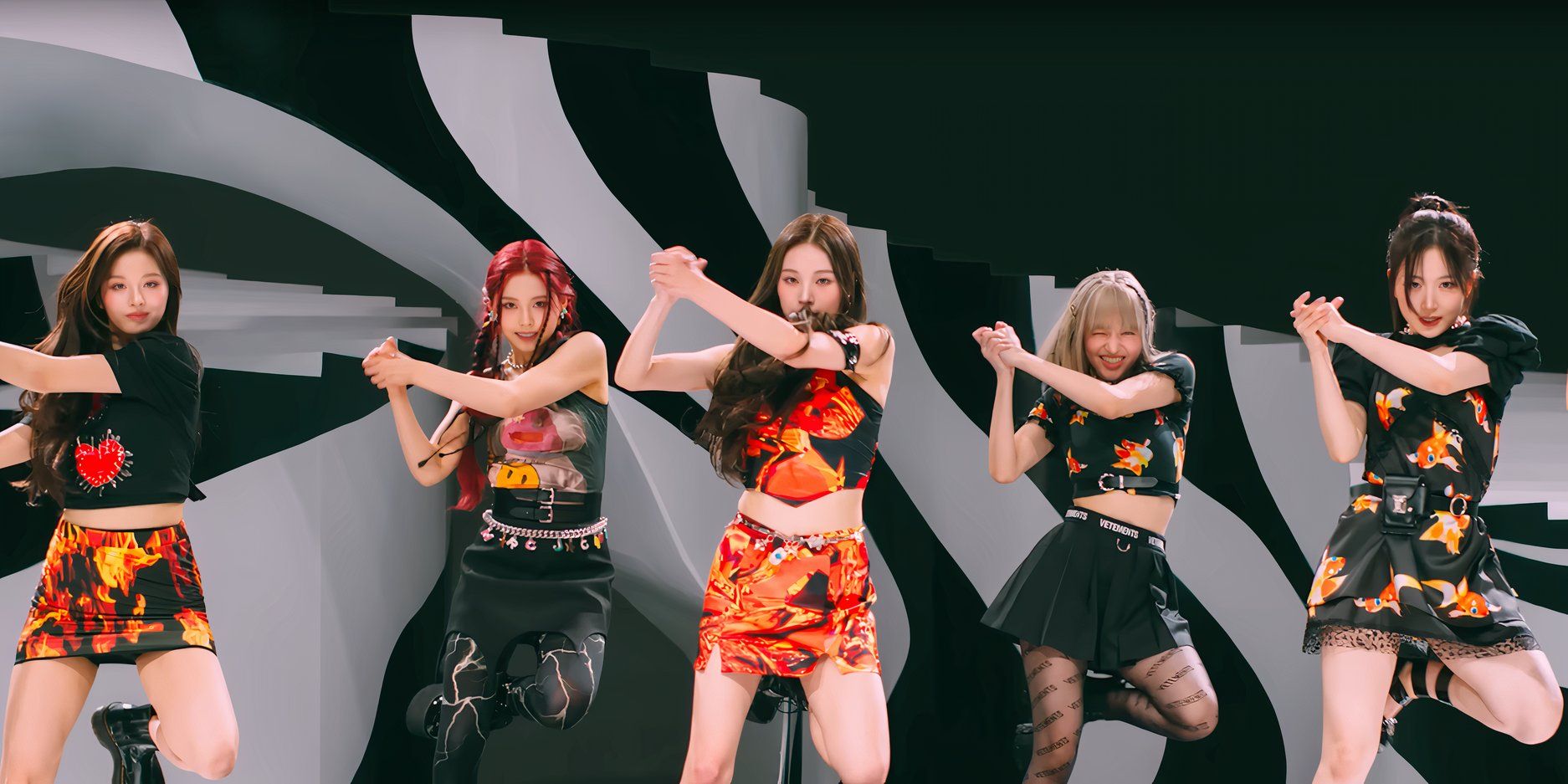 nmixx in dice music video