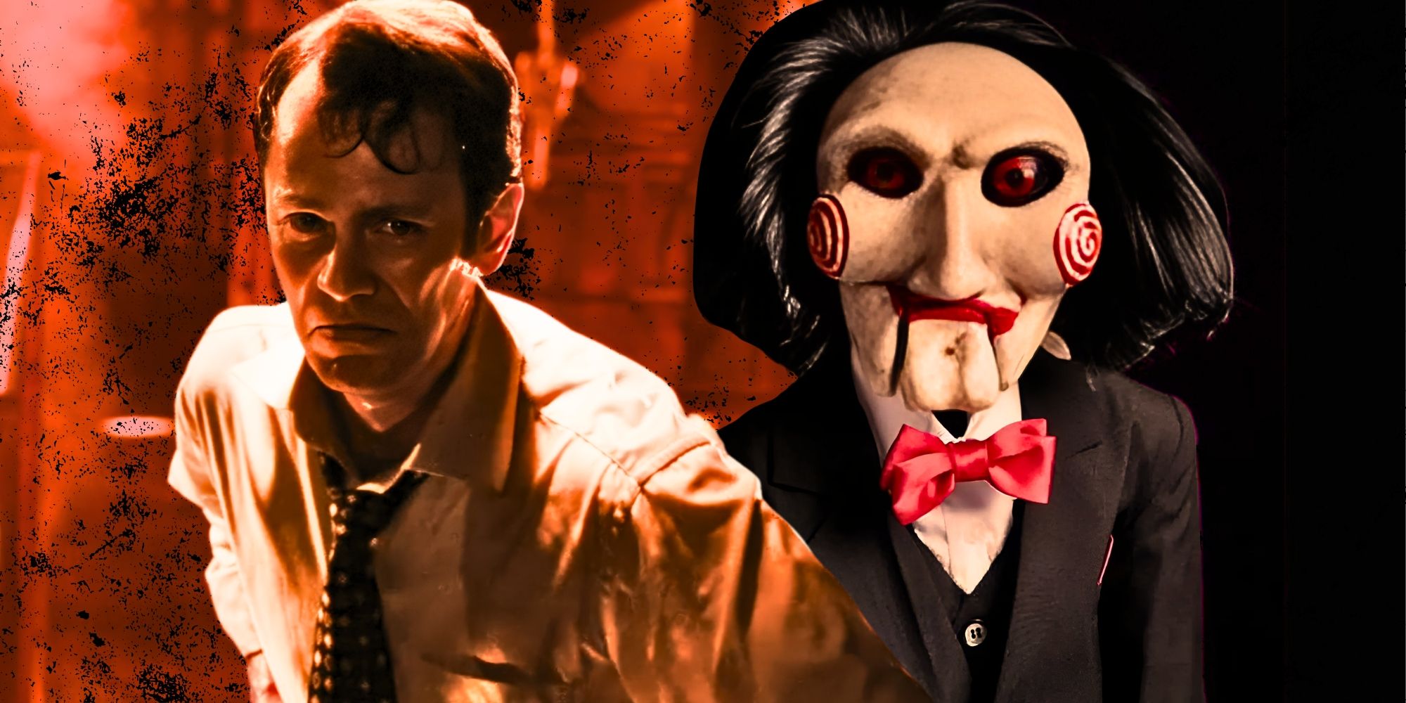 Billy the Puppet and someone from the 6th movie of SAW