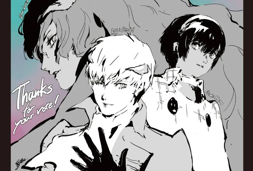 Official metaphor refantazio artwork depicting results of favorite character poll