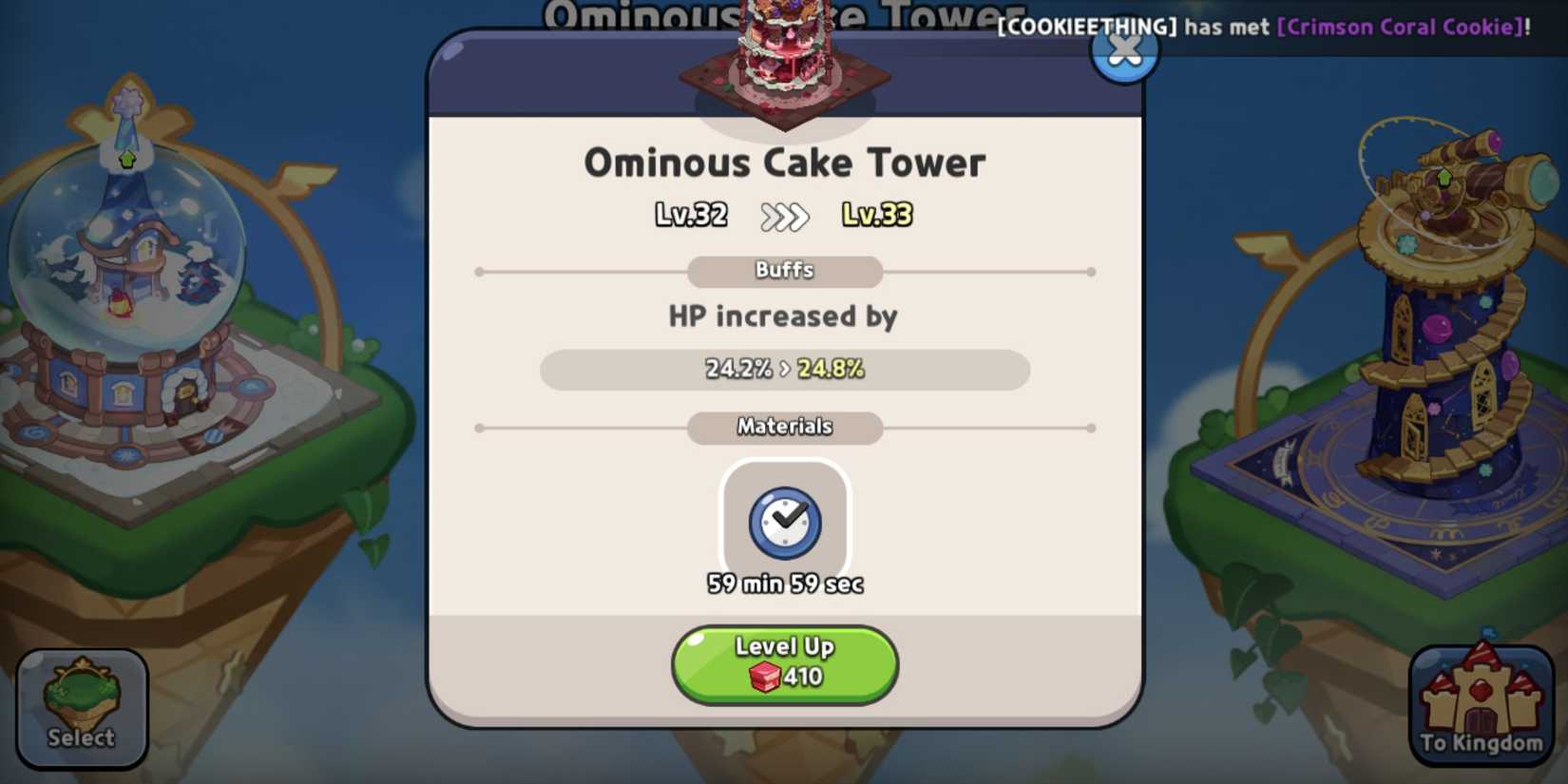 Ominious Cake Tower Landmark Cookie Run Kingdom