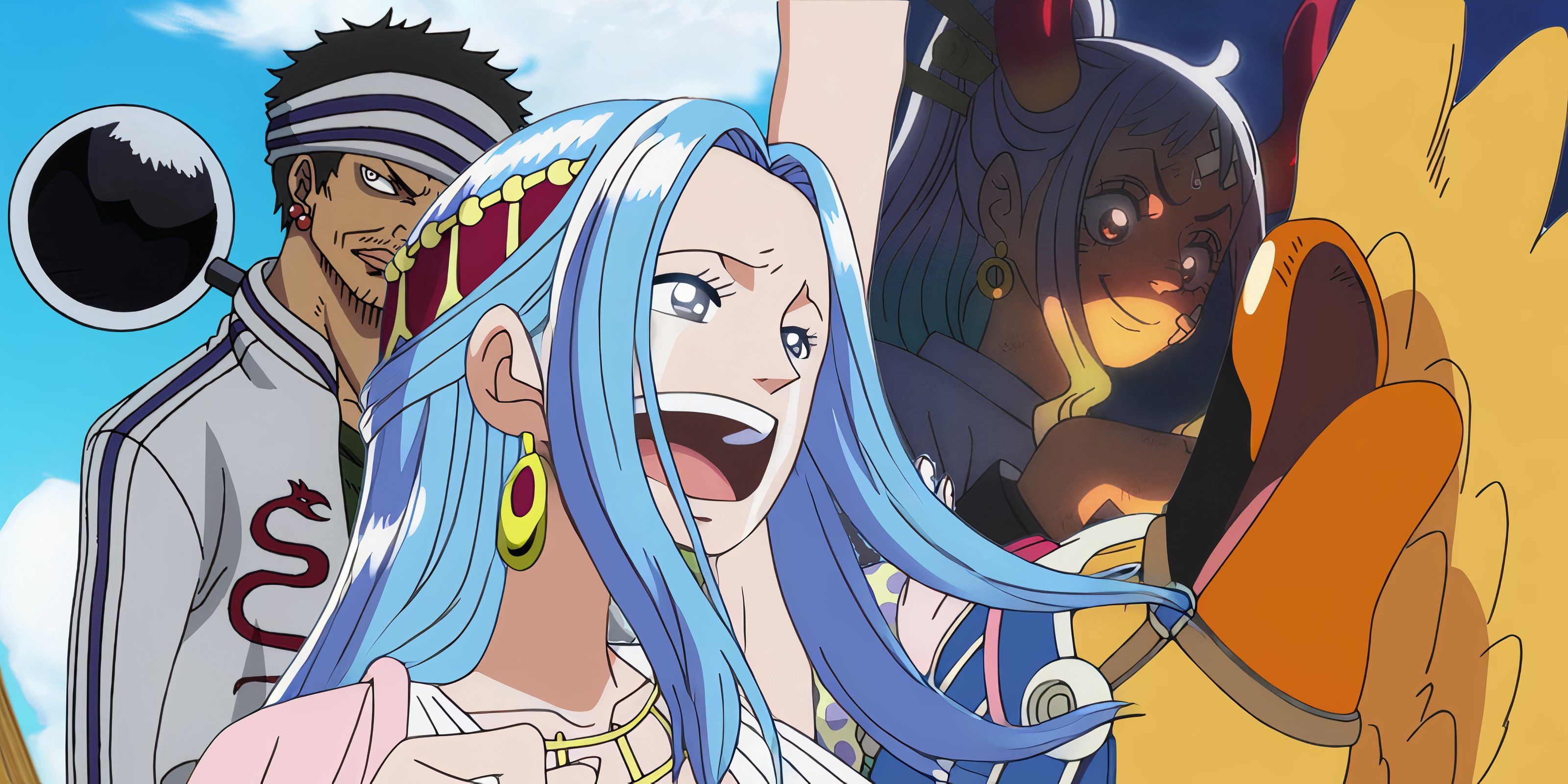 Feature header showig potential members of the Straw Hat Pirates