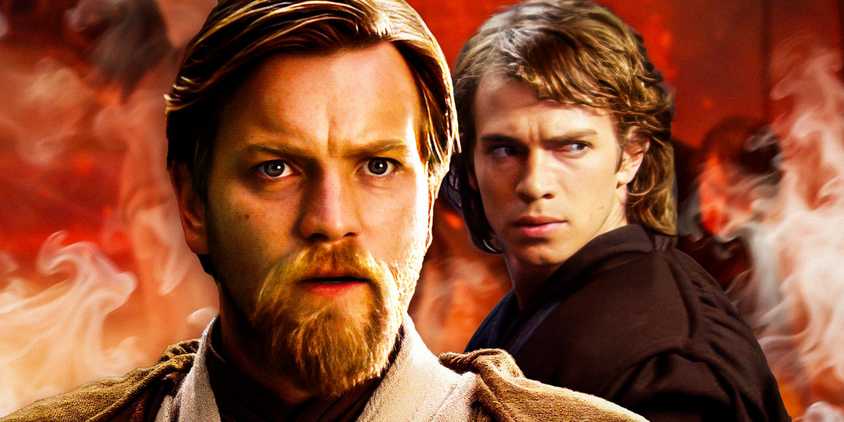 Obi-Wan and Anakin in Revenge of the Sith 