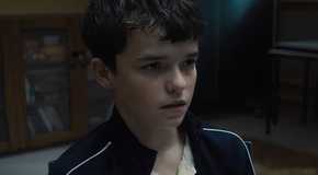 Owen Cooper as Jamie Miller looking scared in Adolescence