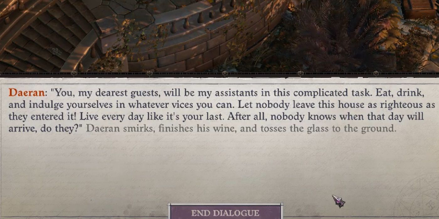 Pathfinder WotR Daeran Party Start