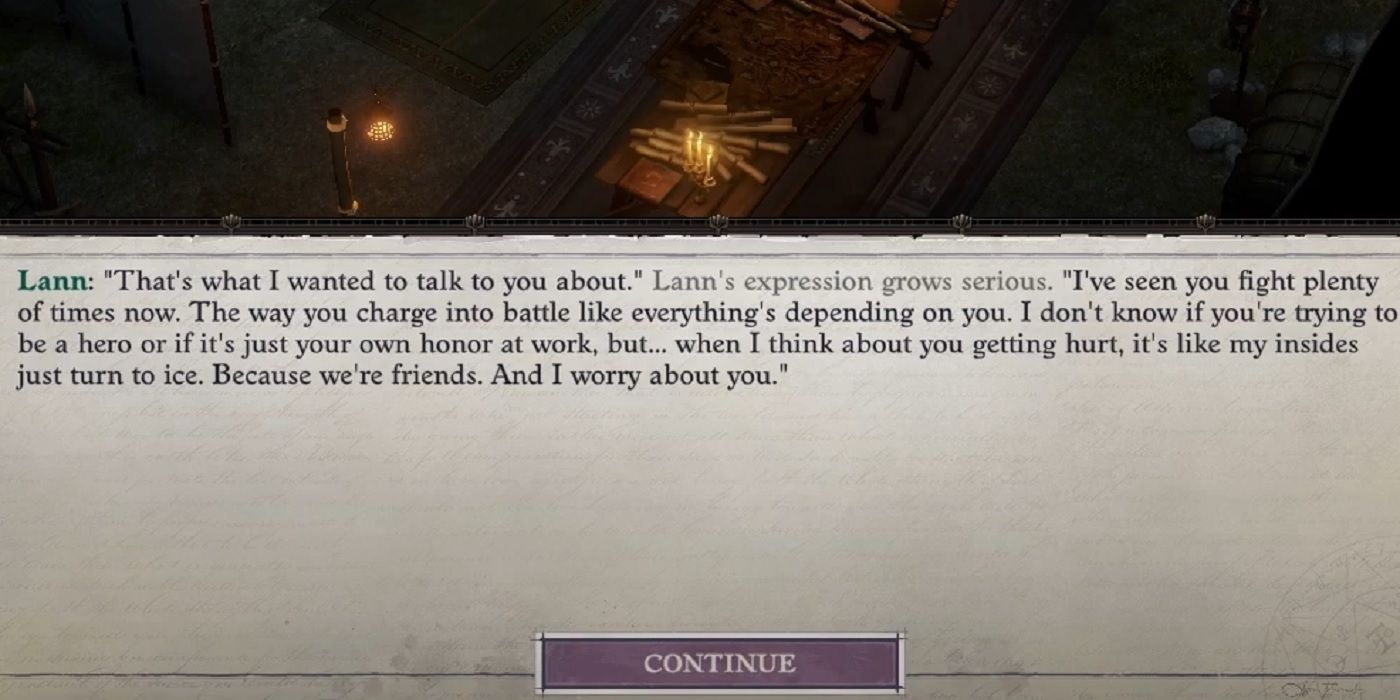 Pathfinder WotR Lann Romance Approach