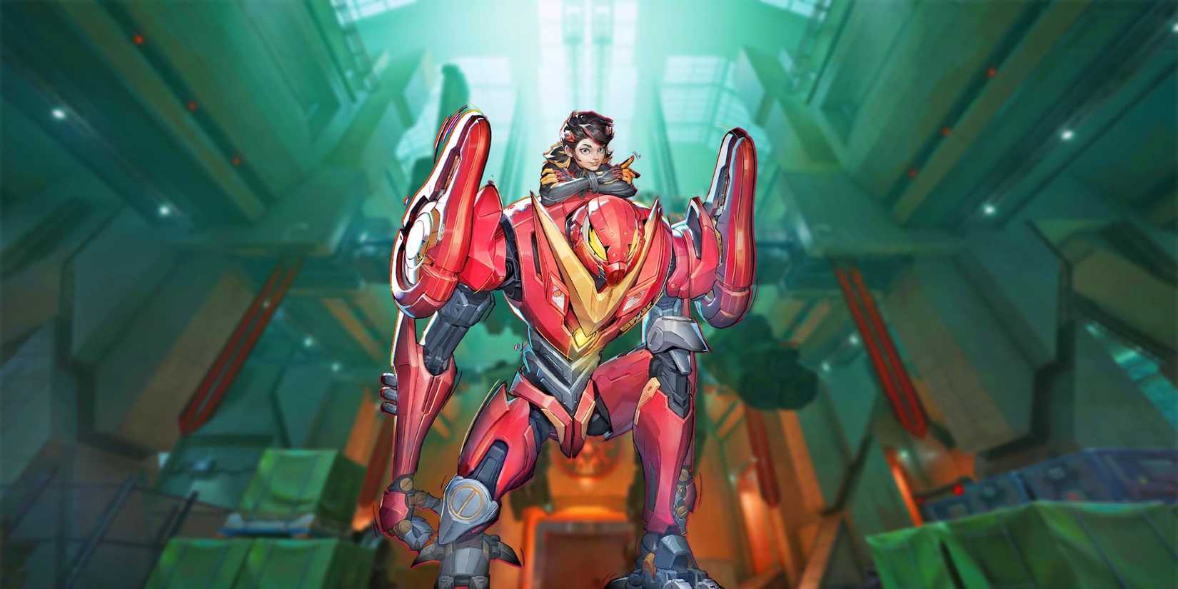 Peni Parker standing in the middle of the robot map in marvel rivals (1)