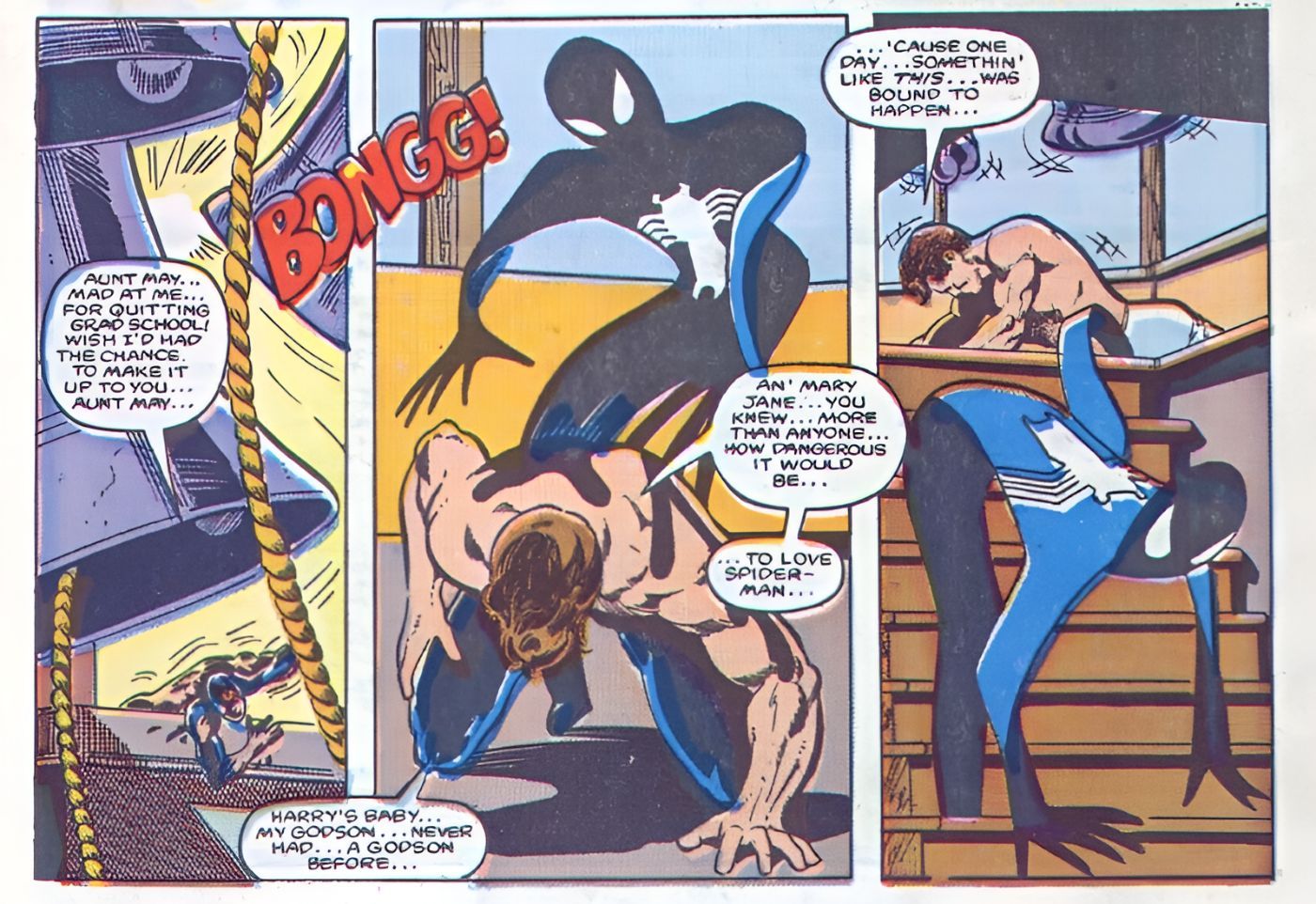 Peter Parker and Venom split for the first time.