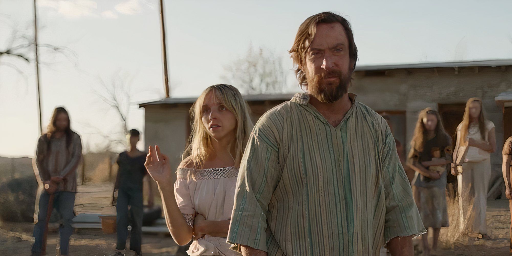 Phil Burke as Halsey and Casimere Jolette as Suzanne in Dark Winds season 3