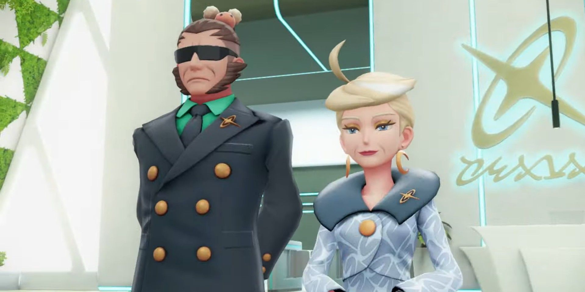 Jett and Vinnie from Quasartico Inc. in Pokémon Legends: Z-A.