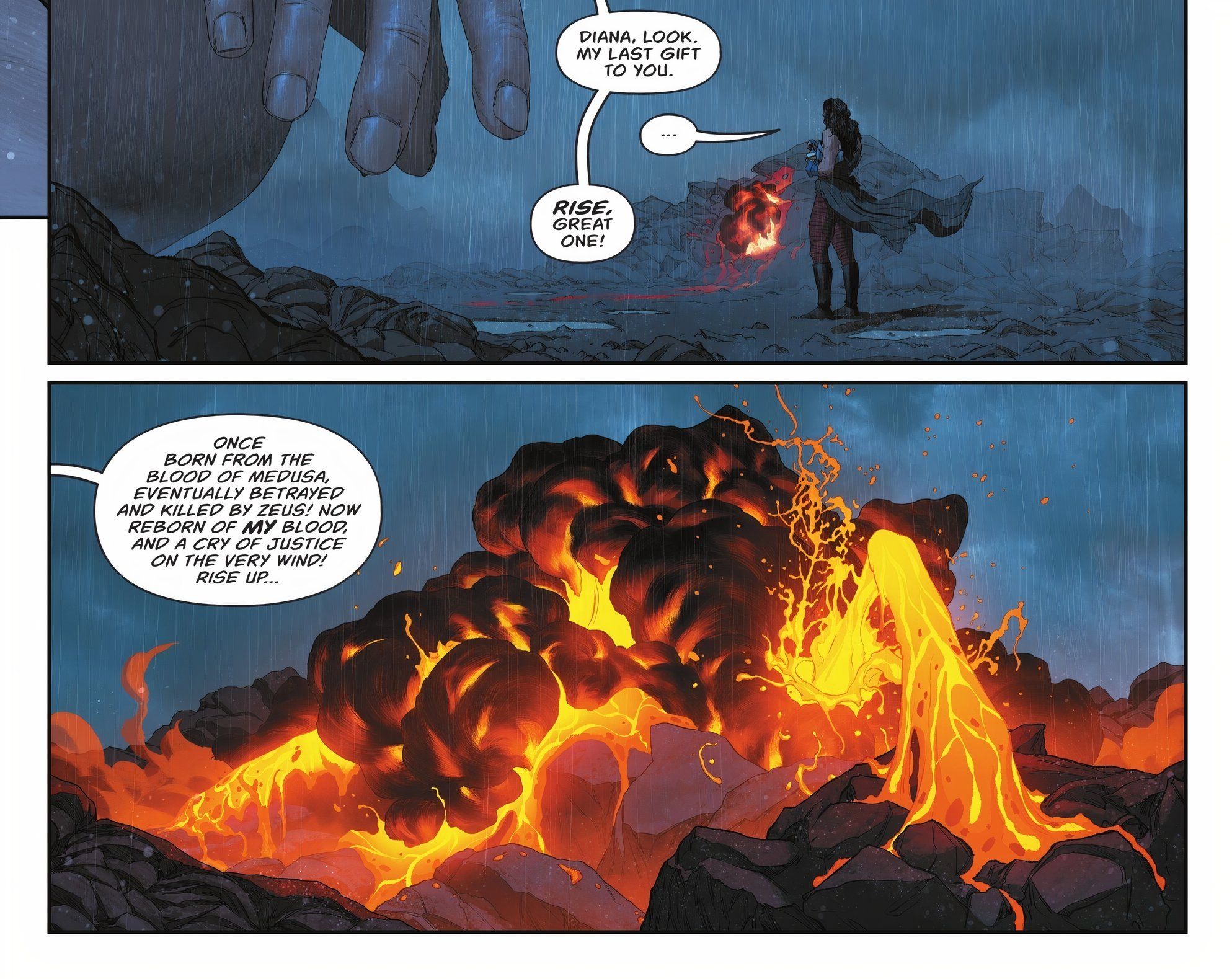Prometheus Tells Absolute Wonder Woman Pegasus' Backstory DC