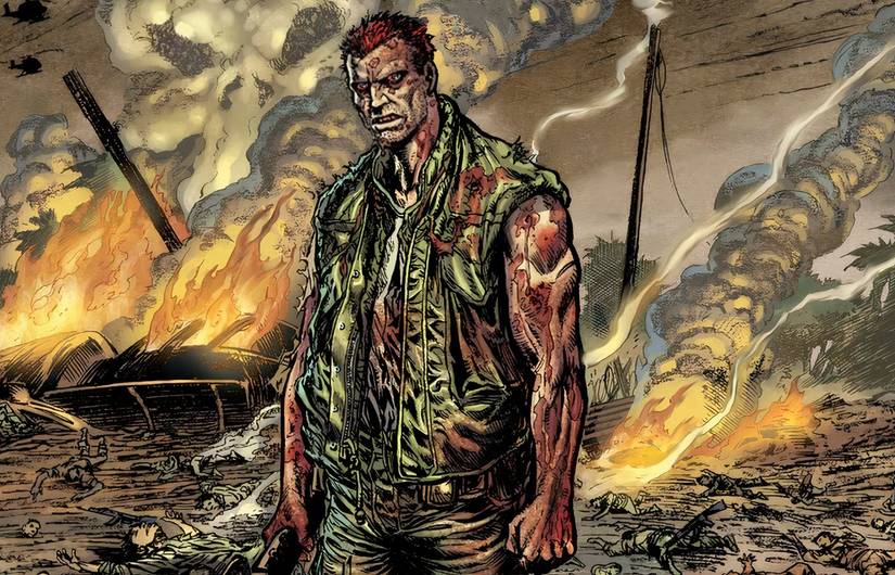 Frank Castle in Vietnam before he became the Punisher.
