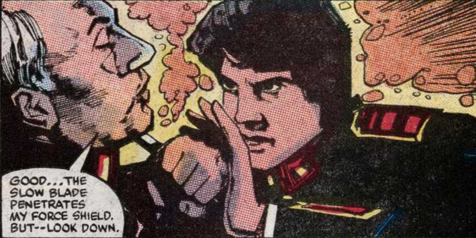Paul Atreides versus Gurney from the 1984 Marvel comic series
