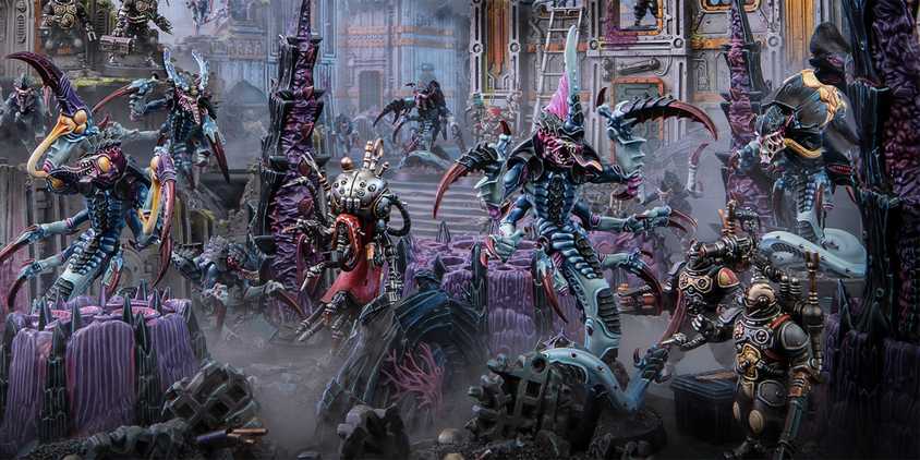 Ravener minis from Warhammer 40K