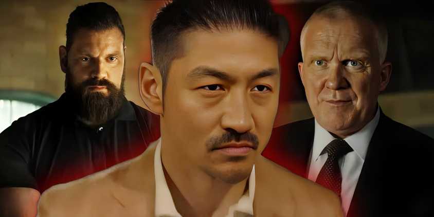 Olivier Richters as Paulie, Brian Tee as Xavier Quinn, and Anthony Michael Hall as Zachary Beck