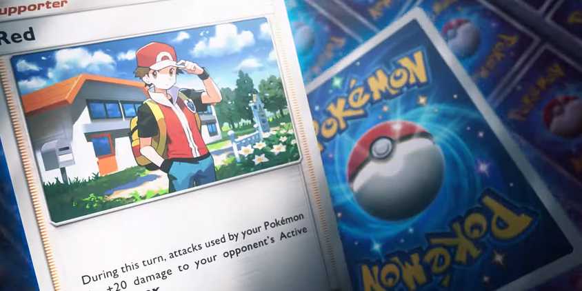 Red card from Pokemon TCG Pocket