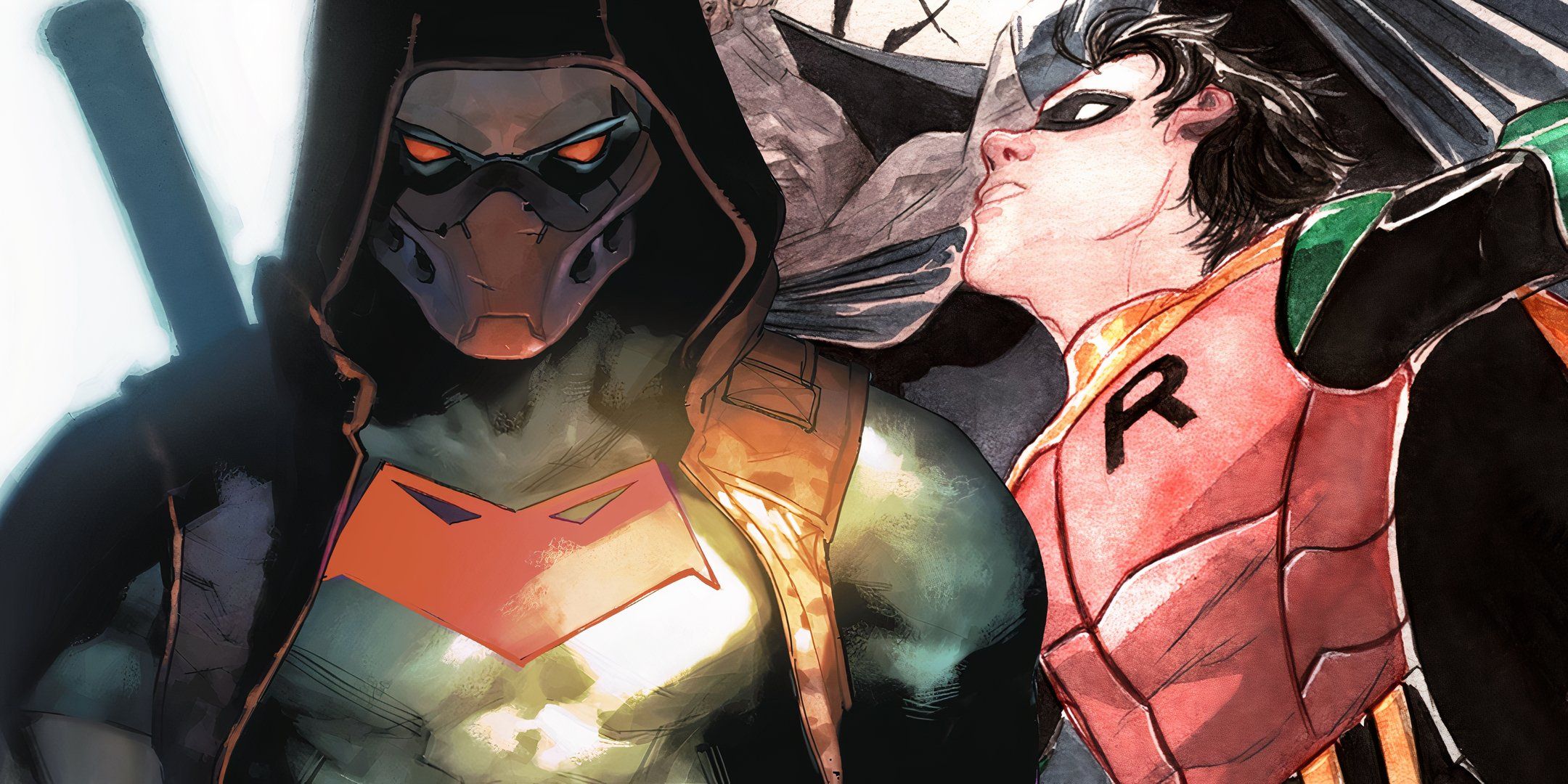 Red Hood and Jason Todd as Robin DC Comics