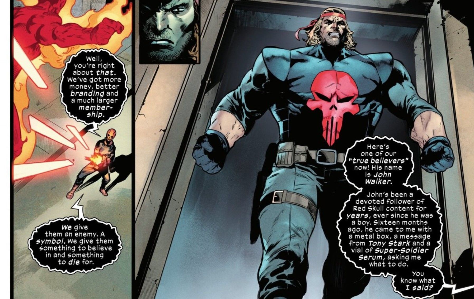Red Skull introduces ultimate John Walker in The Ultimates (2024) #10