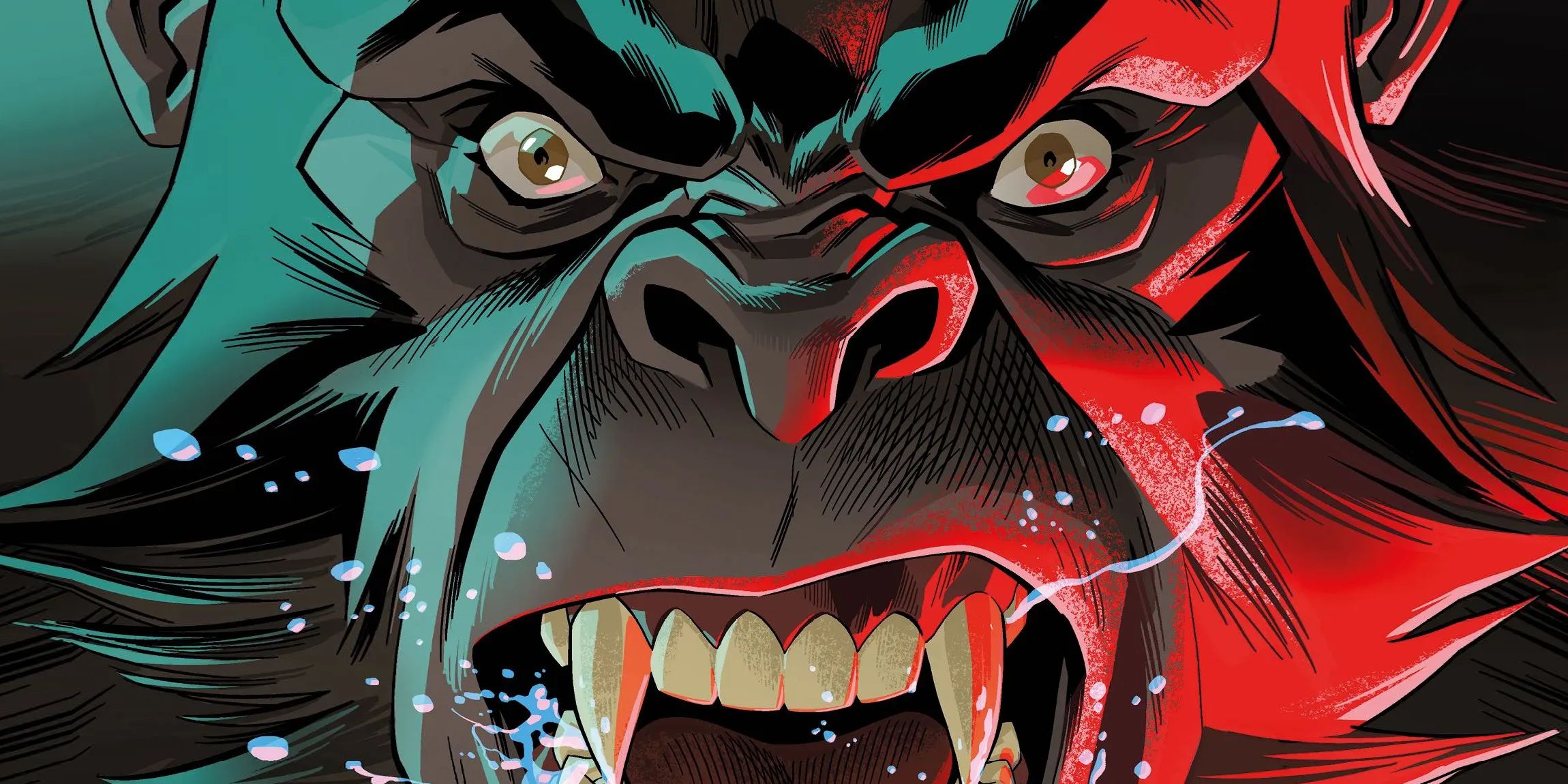Return to Skull Island Comic Cover Art of Kong Face