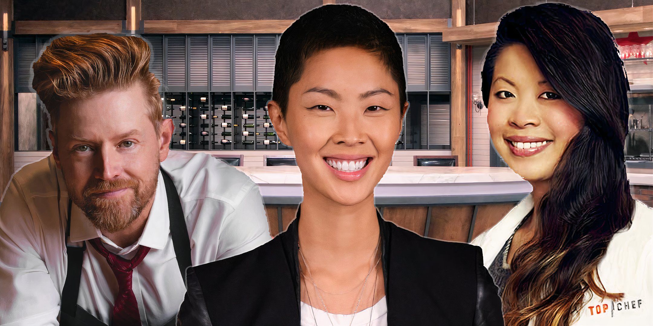 Richard Blais , Mei Lin, and Kristen Kish on Top Chef