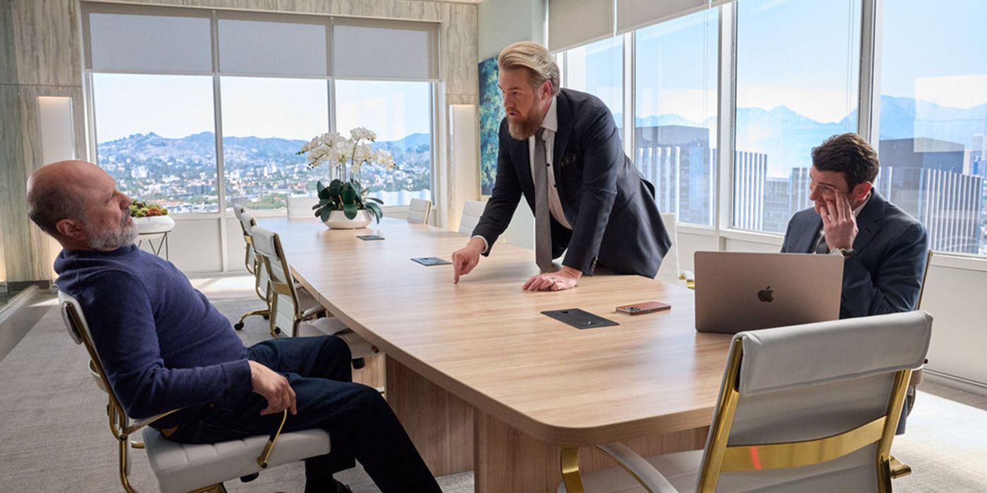 Rick &amp; Stuart yelling at Enrico Colantoni in Suits LA