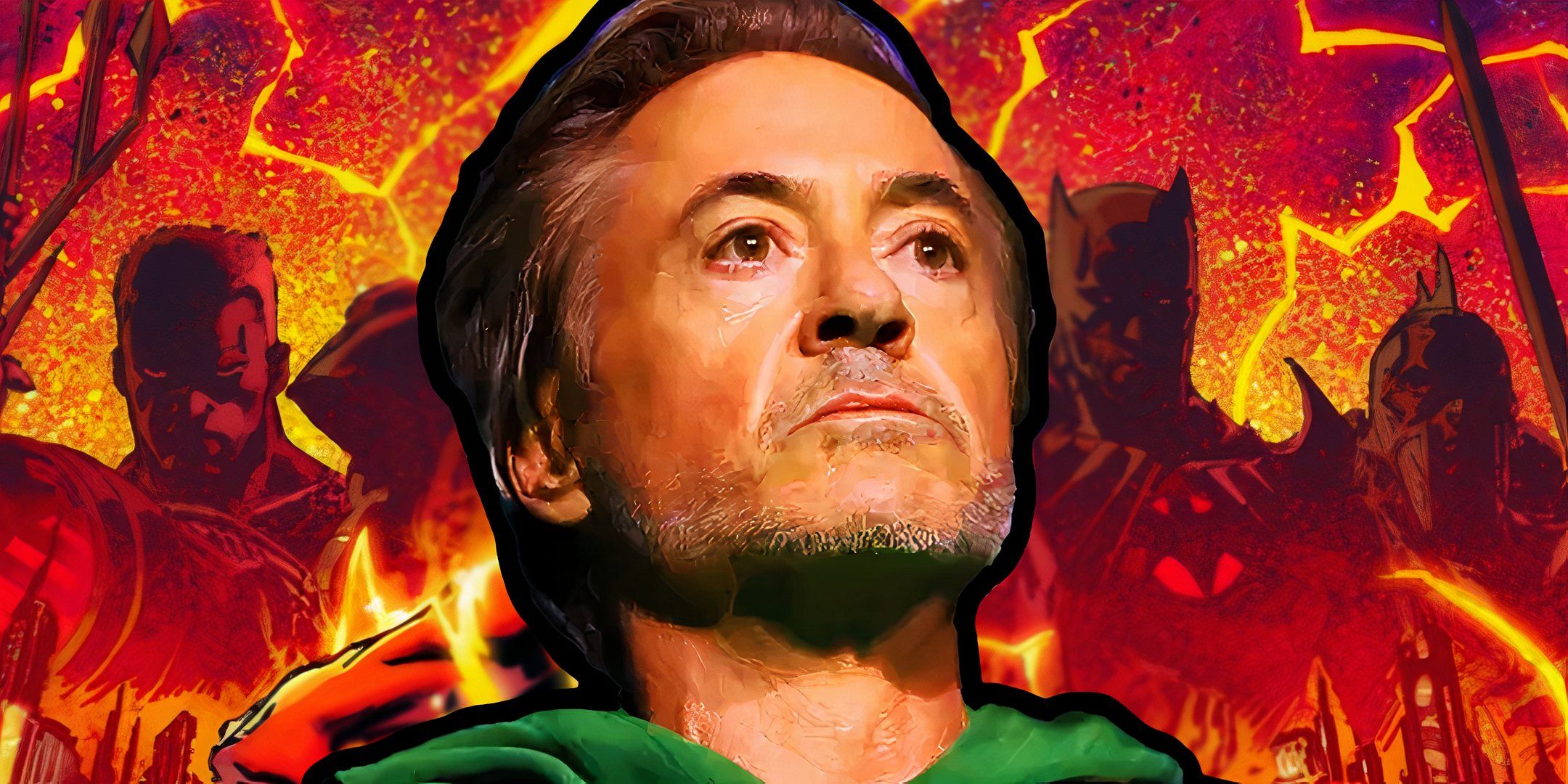 Robert Downey Jr. at SDCC with Flashpoint in Marvel Comics