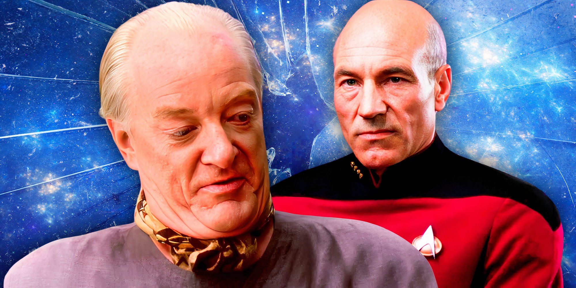 Robert Picard and Captain Picard in TNG