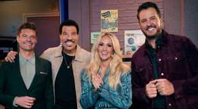 Ryan Seacrest, Lionel Richie, Carrie Underwood and Luke Bryan on American Idol