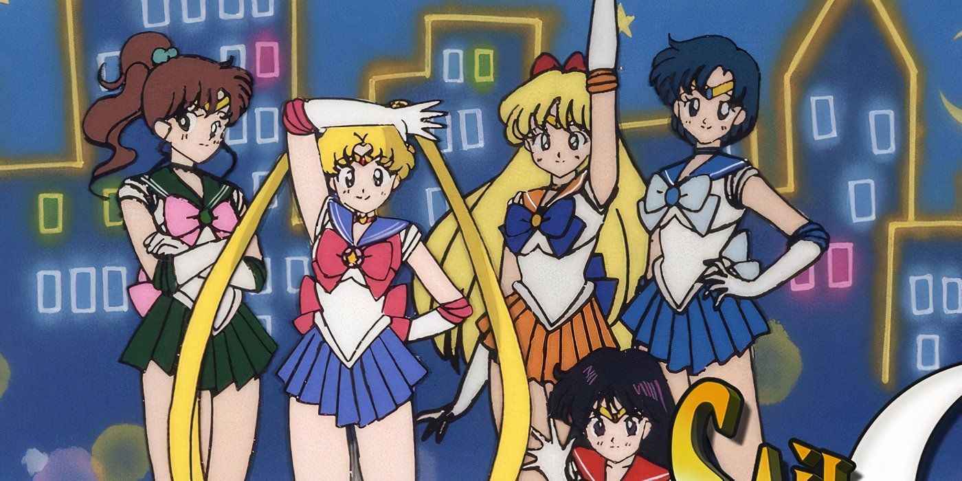 Sailor Moon group from DiC dub opening