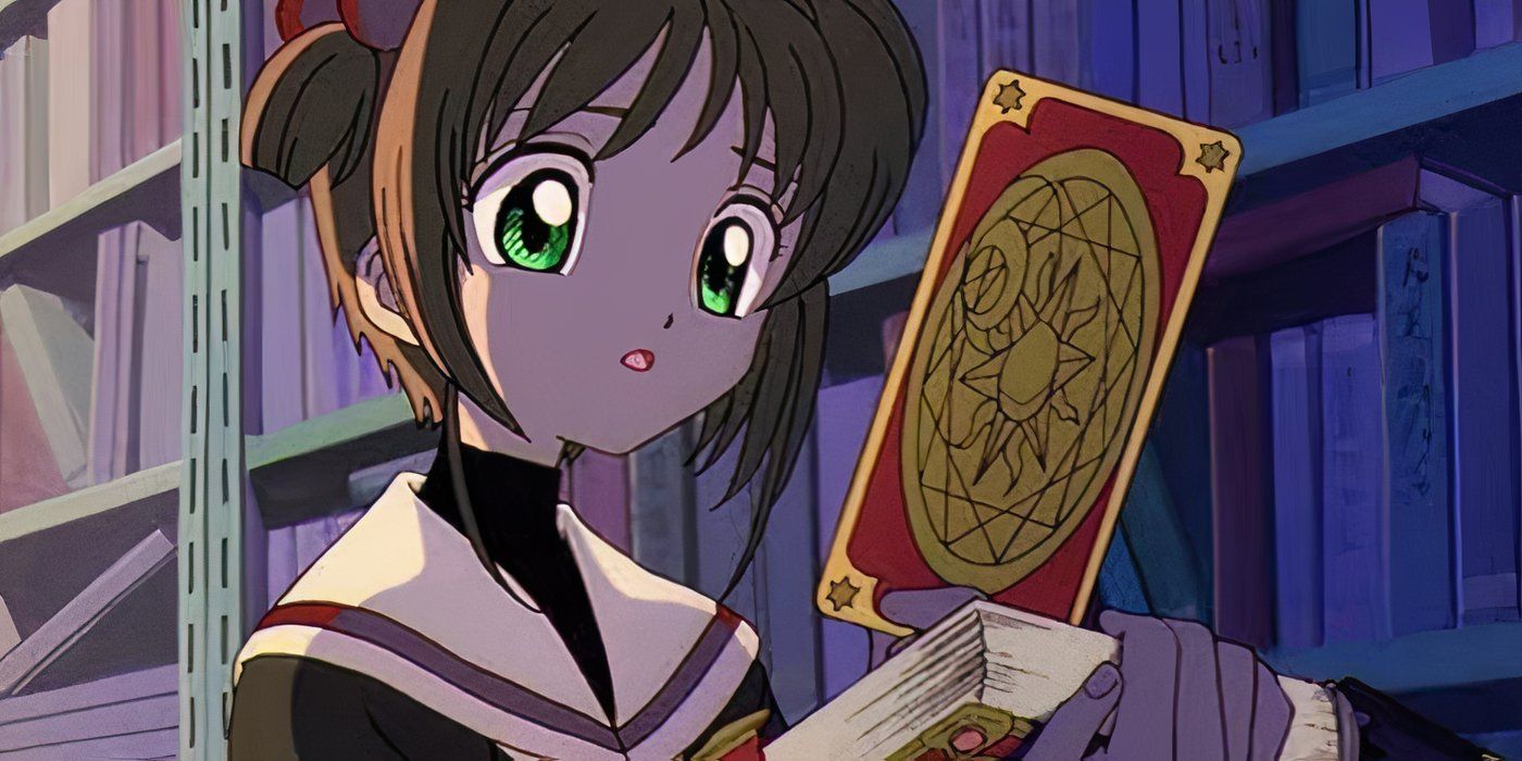 Sakura finds the Windy Card in Cardcaptor Sakura