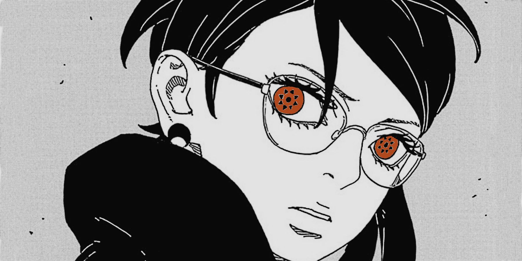 Sarada Uchiha manifesting her Mangekyo Sharingan
