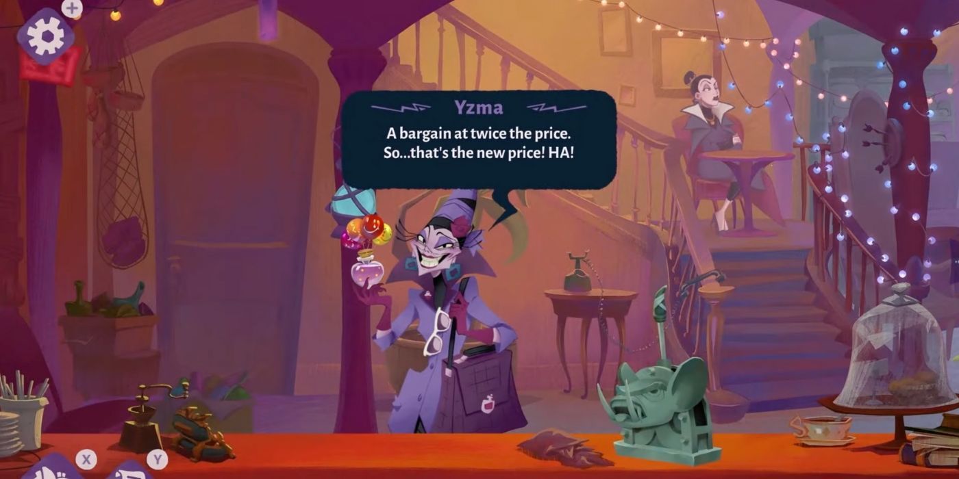 A still from the trailer for Disney Villains: Cursed Cafe