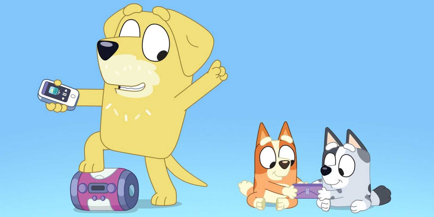 Lucky's Dad Pat Bluey