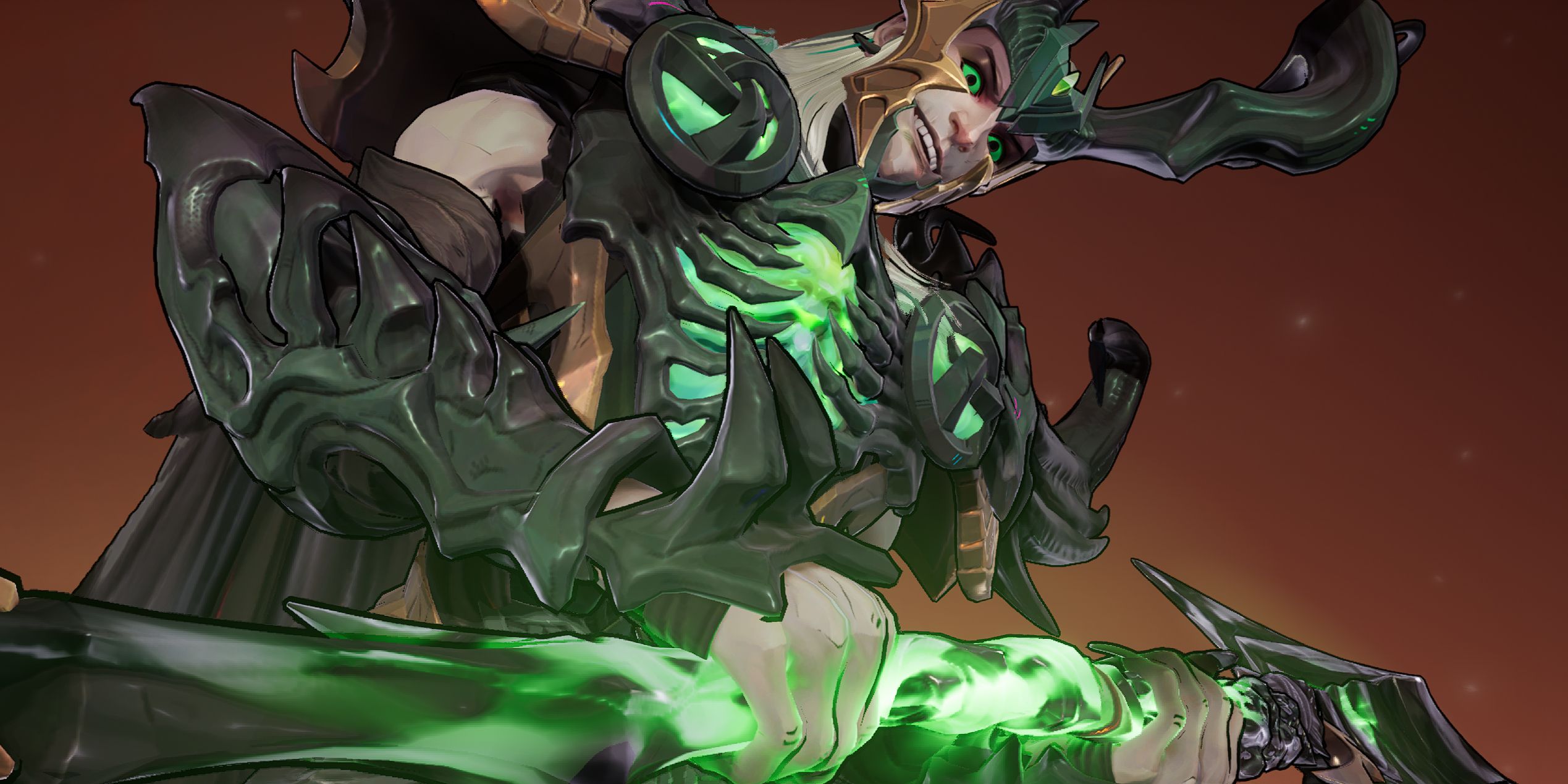 A close-up on Loki&rsquo;s All-Butcher Costume in Marvel Rivals