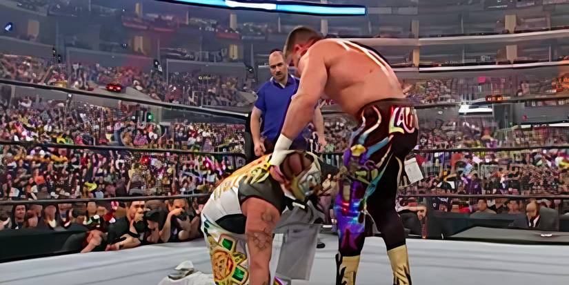 Screenshot Mysterio vs Guerrero WWE WrestleMania