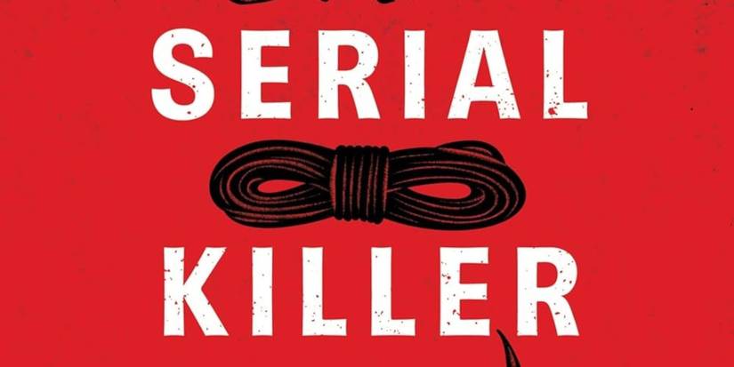 Serial Killer Support Group cover featuring the title text in white, a red background, and a black rope image