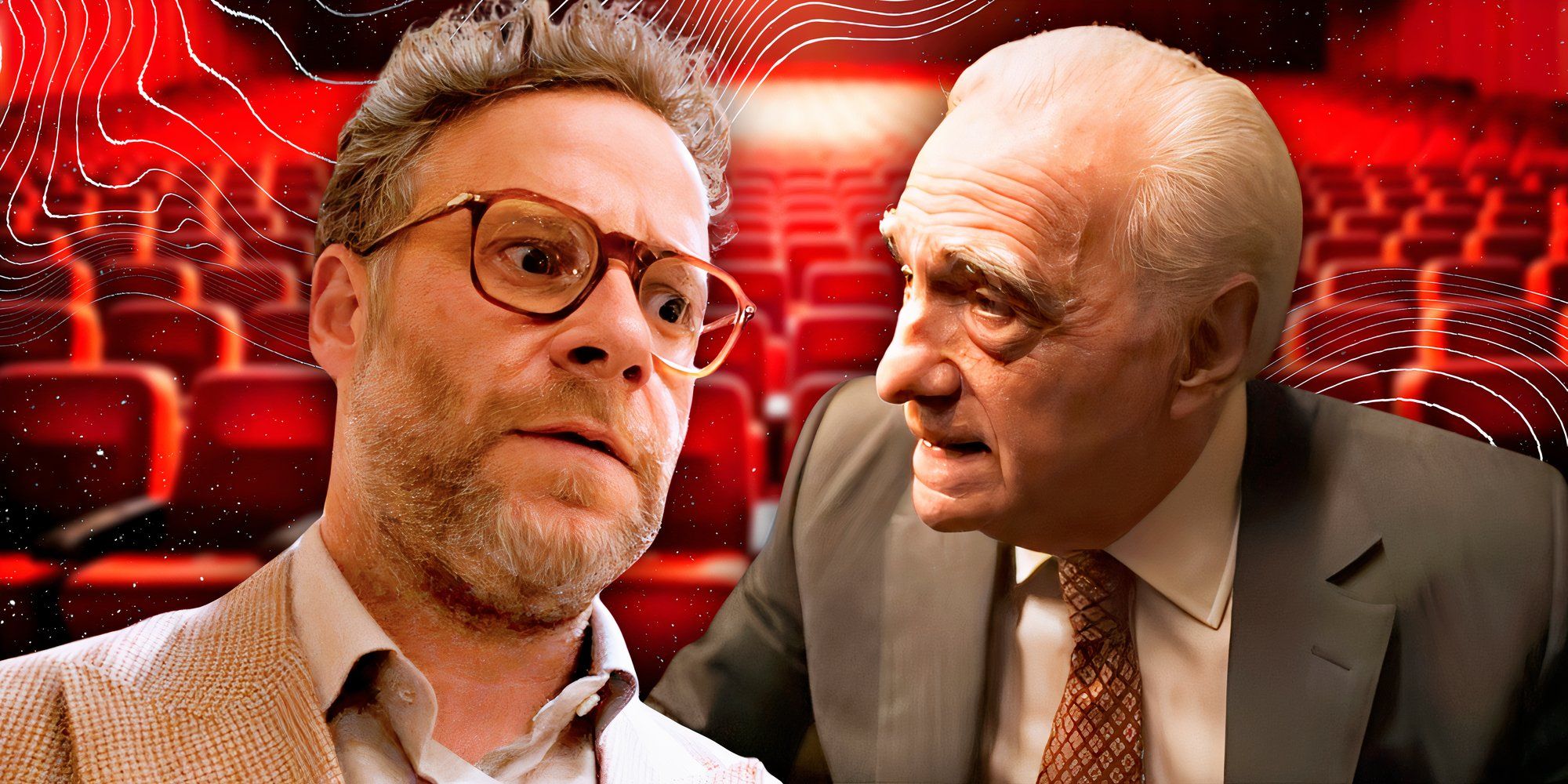 Seth Rogen and Marin Scorsese from The Studio